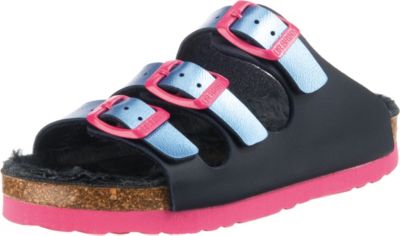 Pantoletten blau Gr. 35 Mdchen Kinder