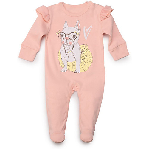 Комбинезон 2 шт Happy Baby для девочки - розовый от Happy Baby