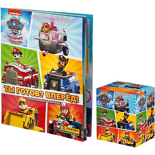 Альбом + бокс с наклейками Panini "Щенячий патруль 4" от Panini