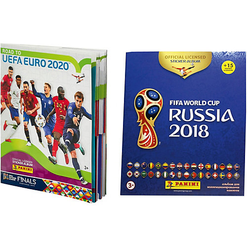 Альбомы Panini ROAD TO EURO2020, "Чемпионат Мира по футболу 2018" от Panini