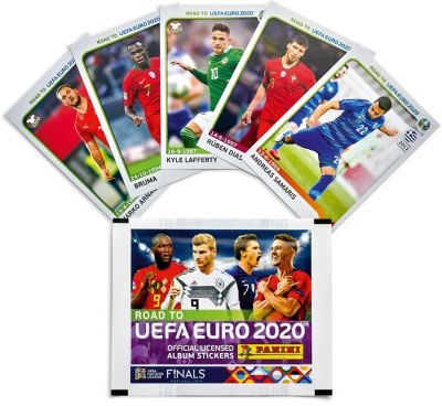 Блистер Panini ROAD TO EURO2020, 30 наклеек