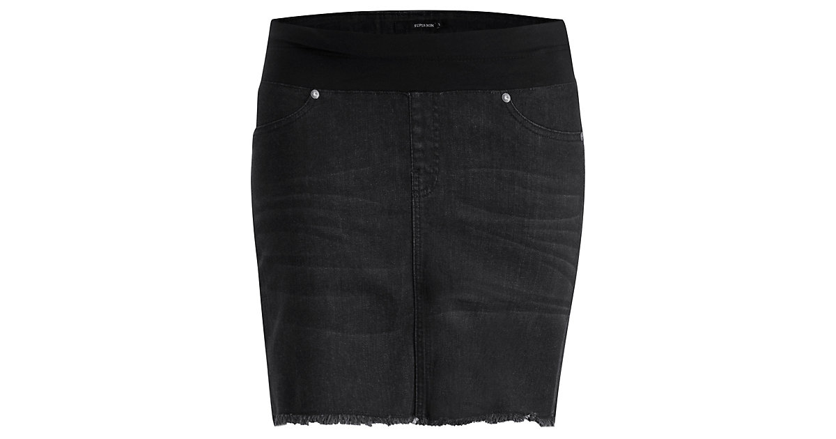 SUPERMOM · Umstandsrock Jeans Black Denim Gr. 146/158 Damen Kinder SUPERMOM · Umstandsrock Jeans Black Denim Gr. 146/158 Damen Kinder