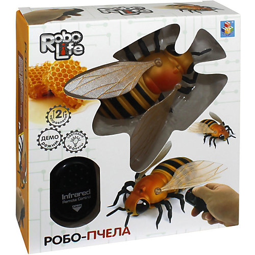 Робот на инфракрасном управлении 1Toy "Robo Life" Робо - пчела от 1Toy