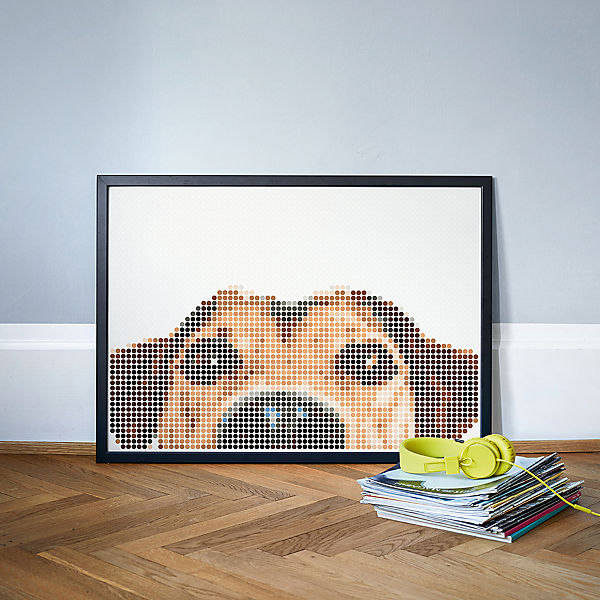 dot on art - animals - dog, 50 x 70 cm