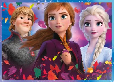 Trefl Mini 4 x 54 Teile Kinder Mädchen Disney Frozen Anna Elsa Olaf Puzzlespiel 