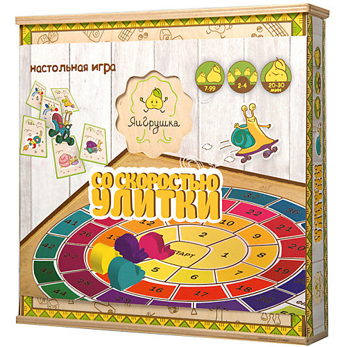 Настольная игра ЯиГрушка "Со скоростью улитки" от ЯиГрушка