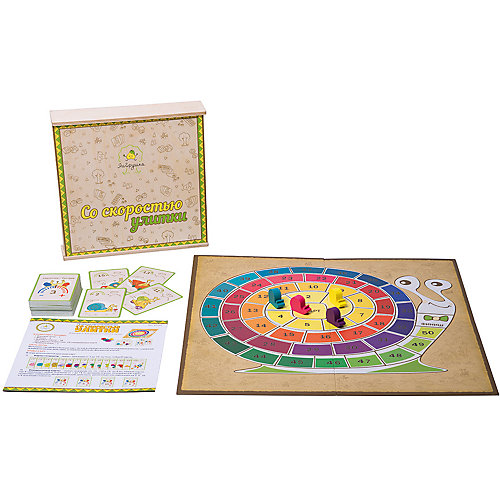 Настольная игра ЯиГрушка "Со скоростью улитки" от ЯиГрушка