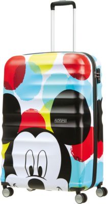 Чемодан American Tourister Микки крупным планом, высота 77 см