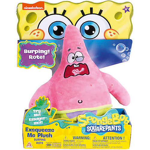 Плюшевая игрушка SpongeBob "Патрик", со звуком, 20 см от Alfa Group