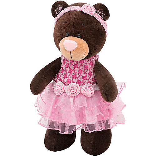 Мягкая игрушка Orange Choco&Milk Мишка Milk: Розовый букет, 35 см от Orange