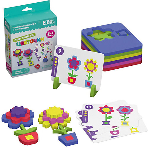 Настольная игра El`BascoToys "Повторяй-ка" Цветочки от El`Basco Toys