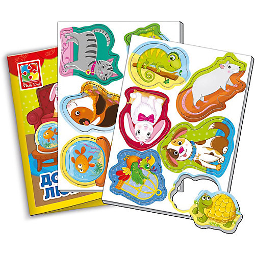 Мягкие магниты Vladi Toys "Мой маленький мир" Домашние любимцы от Vladi Toys