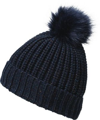 Bommelm�tze dunkelblau Gr. 55-57 M�dchen Kinder