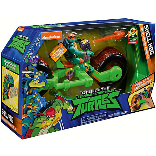 Мотоцикл Playmates с фигуркой Майки, серия ROTMNT от PLAYMATES