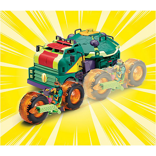 Мотоцикл Playmates с фигуркой Майки, серия ROTMNT от PLAYMATES