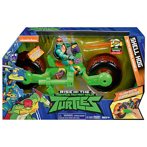 Мотоцикл Playmates с фигуркой Майки, серия ROTMNT от PLAYMATES