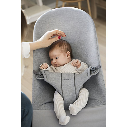 Кресло-шезлонг BabyBjorn Bliss Jersey, светло-серый от BabyBjorn