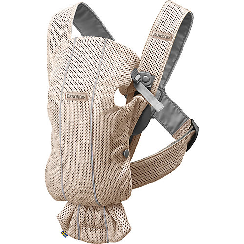 Рюкзак-кенгуру BabyBjorn Mini Mesh, жемчужно-розовый от BabyBjorn