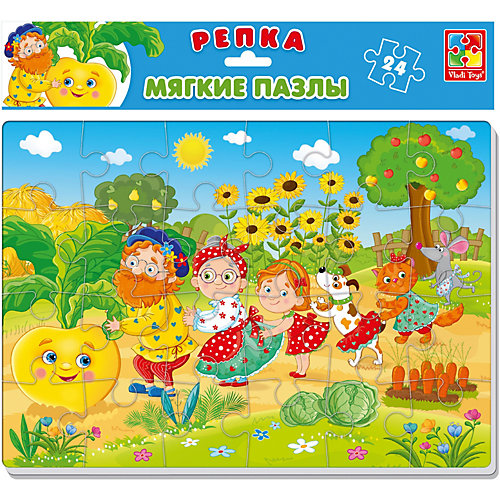 Мягкие пазлы Vladi Toys "Репка", 12 элементов от Vladi Toys