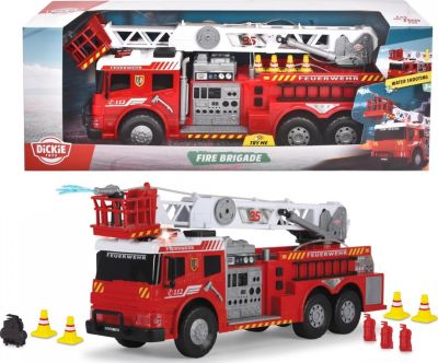 Dickie Toys Fire Rescue Unit Licht & Sound 30 cm Feuerwehrauto,Spielzeugauto 