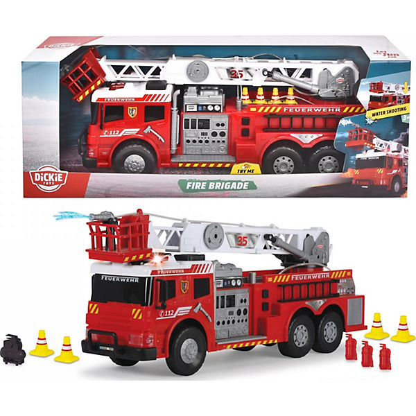 Brandweer 112 Transporter mit Rückzugsmotor neu Spielzeug Rescue Feuerwehr 
