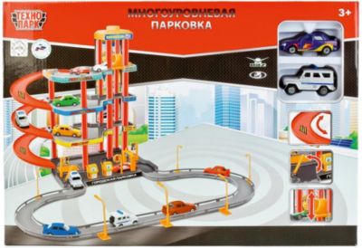 Парковка Технопарк с двумя машинками