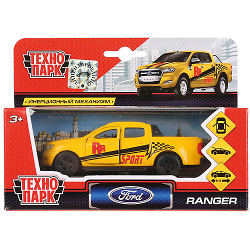 Инерционная машина Технопарк Пикап Ford Ranger, Cпорт от ТЕХНОПАРК