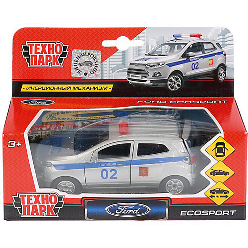 Инерционная машина Технопарк Ford Ecosport, Полиция от ТЕХНОПАРК