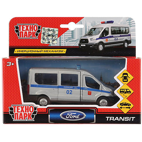 Инерционная машина Технопарк Ford Transit, Полиция от ТЕХНОПАРК