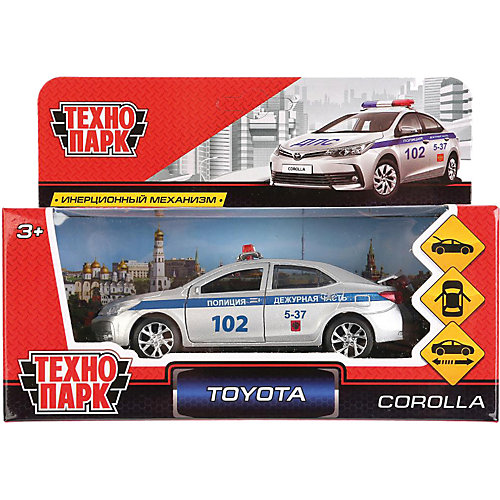 Инерционная машина Технопарк Toyota Corolla, Полиция от ТЕХНОПАРК