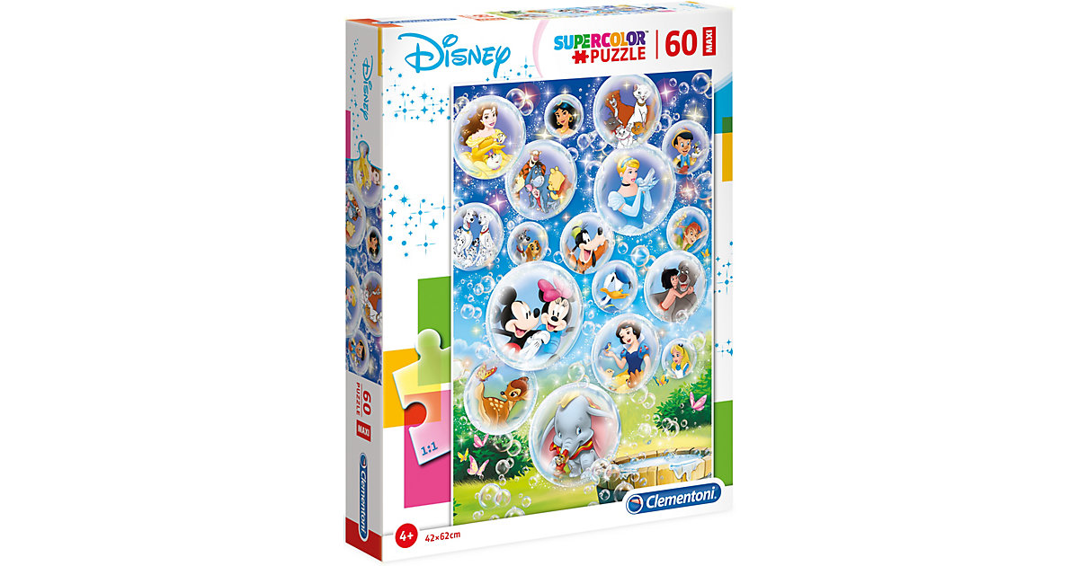 Puzzles: Clementoni Puzzle 60 Teile Maxi - Disney Classic