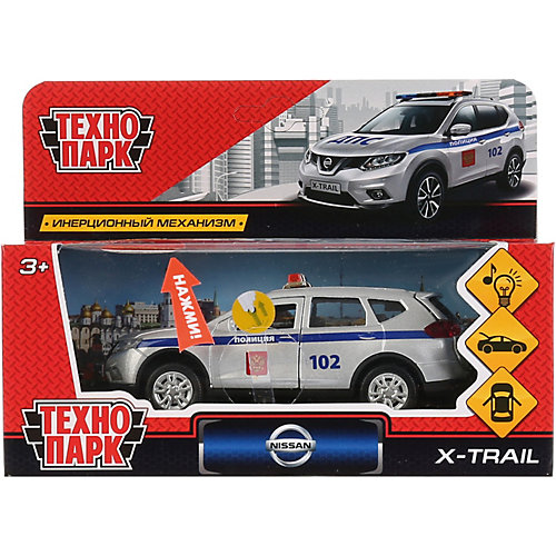 Машина Технопарк Nissan Х-trail Полиция от ТЕХНОПАРК