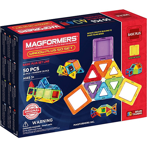 Магнитный конструктор Magformers Window Plus 50 Set от MAGFORMERS