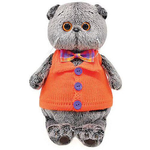 Мягкая игрушка Budi Basa Кот Басик в вязаном жилете, 25 см от Budi Basa