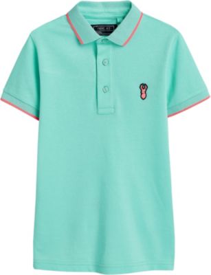 Poloshirt trkis Gr. 164 Jungen Kinder