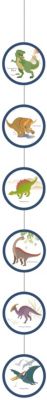 H�ngedekorationen Happy Dinosaur, 4 St�ck