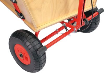 Betriebs-und Feststellbremse ECKLA Bollerwagen, EASY,LONG,XXL, EXPRESS schwarz/rot Erwachsene
