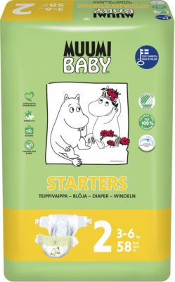 Подгузники Muumi Mini 3-6 кг, 58 штук