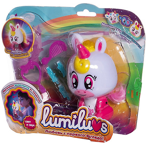 Ночник ABtoys Lumiluvs "Единорог Candy ", с аксессуарами от ABtoys