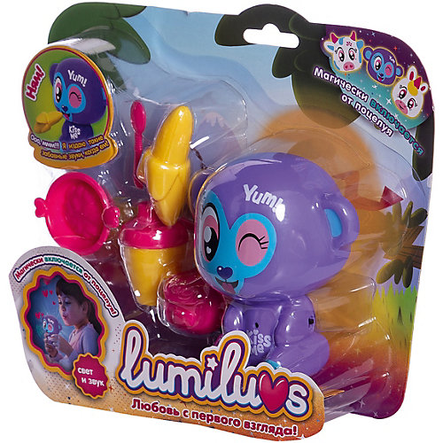 Ночник ABtoys Lumiluvs "Обезьянка Lulu", с аксессуарами от ABtoys