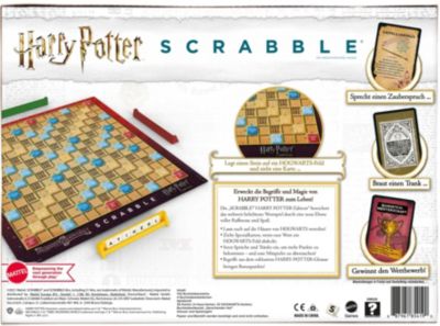 Mattel Games Scrabble Harry Potter Edición juego de la familia 
