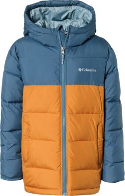 Kinder Winterjacke PIKE LAKE blau/gelb Gr. 116