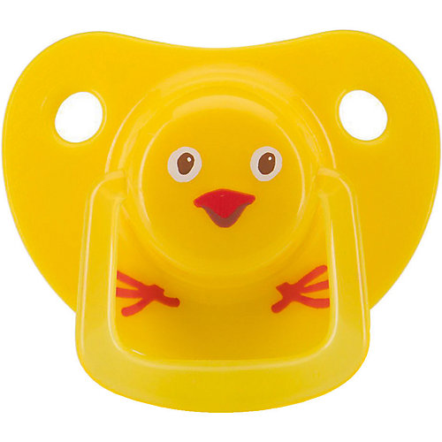 Пустышка Happy Baby «Цыпленок», 0-12 месяцев, желтая от Happy Baby