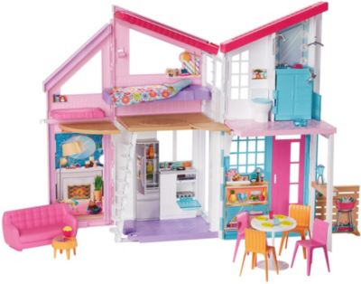 Barbie Malibu Haus Puppenhaus Barbie Stadthaus Mit Zubehor Barbie Mytoys
