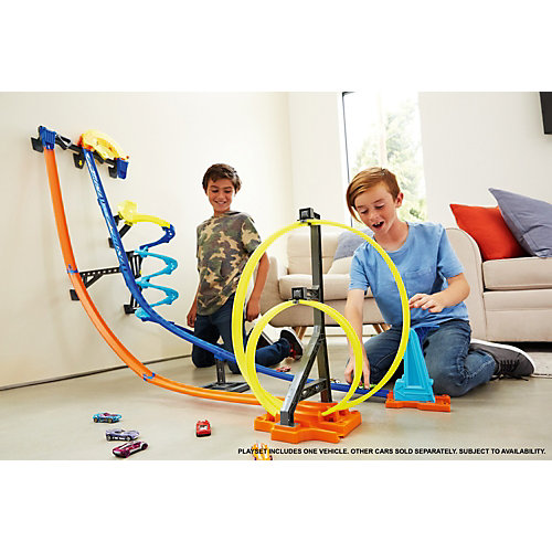 Автотрек Hot Wheels Track Builder Гонки по вертикали от Mattel