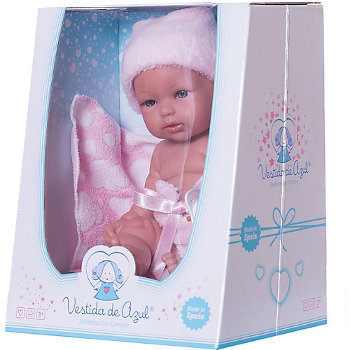 Кукла Vestida de Azul Оливия с пеленальным комплектом, винил soft touch от Vestida de Azul