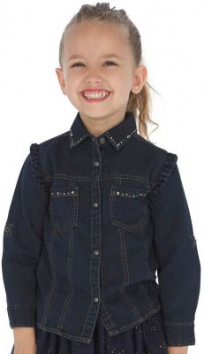 Джинсовая рубашка Mayoral