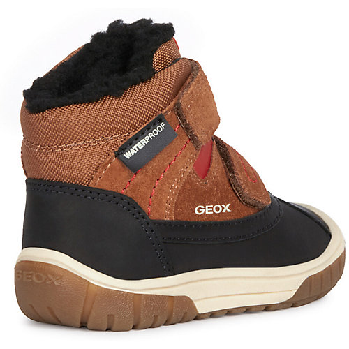 Утеплённые ботинки Geox - красный/коричневый от GEOX