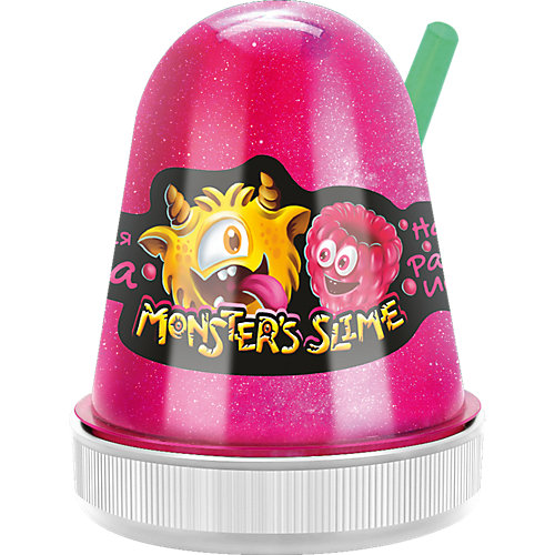 Слайм Monster Slime Ароматная Малина, 130 гр от KiKi
