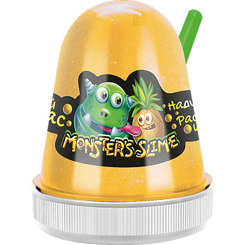 Слайм Monster Slime Сочный Ананас, 130 гр от KiKi